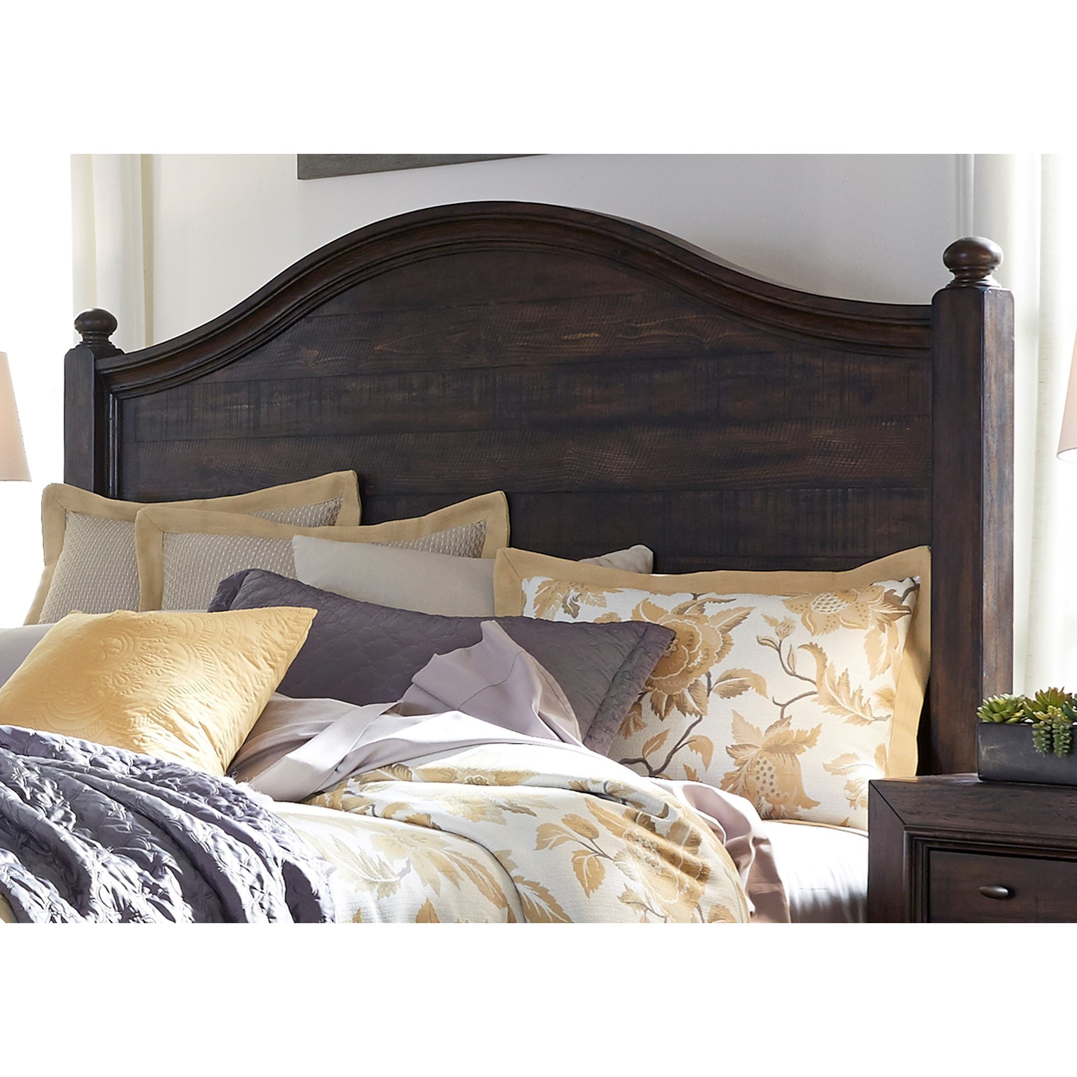 Liberty Furniture Catawba Hills Bedroom Queeen Poster Headboard A1